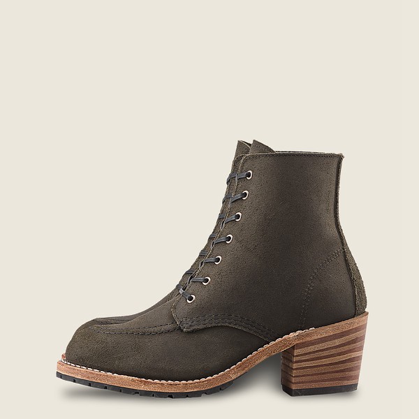 Red Wing Heritage Boots Clara - Heeled Acampo Læder - Mørke Grå - Dame 8690-EMFSN